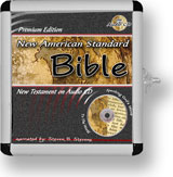For over 25 years, Casscom Media has been a leading manufacturer of Audio Bibles, CD Bibles, DVD Bibles, MP-3 Audio Bibles and many other types of Audio Bible formats.  The Audio Bible industry has changed from Audio Cassette Bibles to Audio Bibles on CD, Audio Bibles on MP-3 CD and even Audio Bibles on DVD.  The Audio Bible is perfect for active people on the go, as well as an important tool for Scripture learning at home.